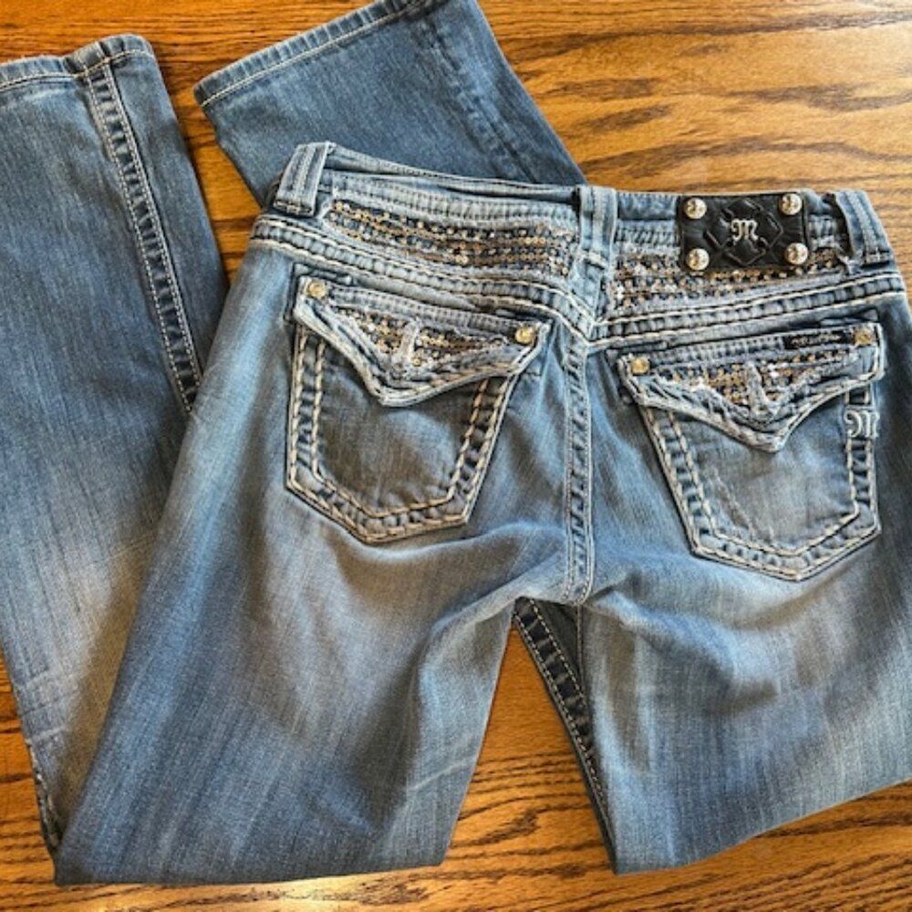 Miss Me Bootcut embellished pocket Jeans JE6067EX   8561
